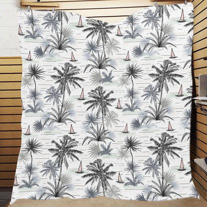 Pacific island Pattern Print Design A04 Premium Quilt