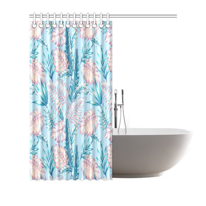 Tropical Flower Pattern Print Design TF01 Shower Curtain