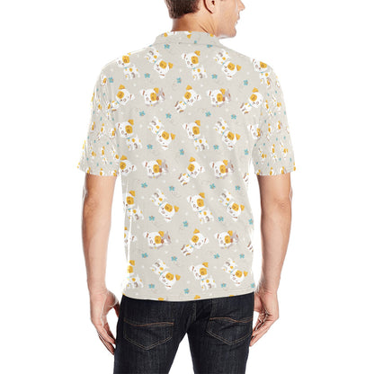 Russell Terriers Print Design LKS306 Men Polo Shirt