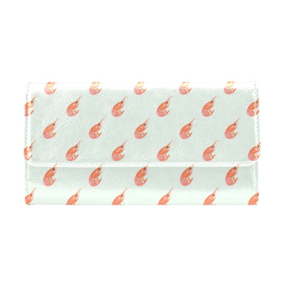 Shrimp Print Design LKS304 Women's Trifold Wallet