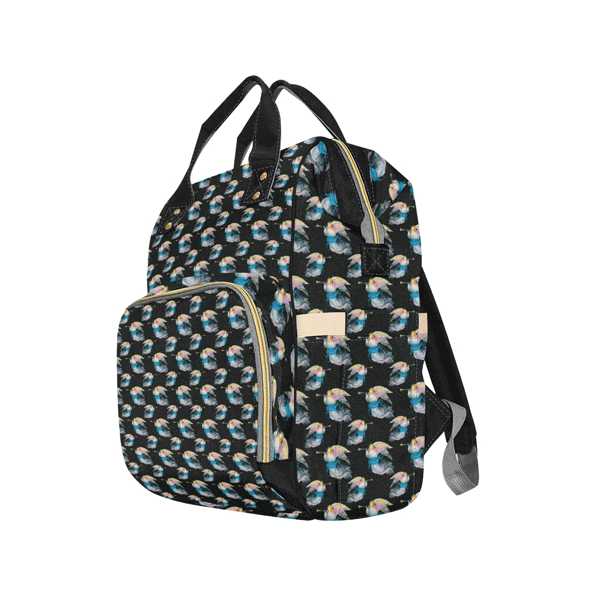 Angel with Wings Beautiful Design Print Diaper Bag Backpack