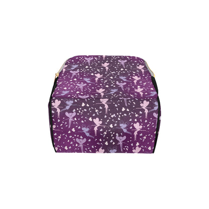 Fairy Pink Print Pattern Diaper Bag Backpack