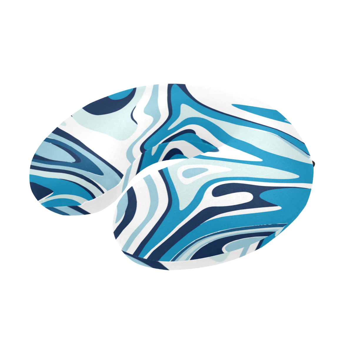 Liquid Pattern Print Design 05 U-Shaped Travel Neck Pillow