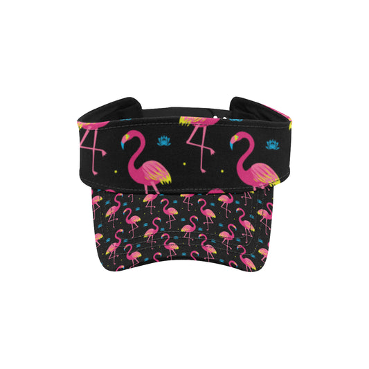 Flamingo Pink Neon Print Pattern Unisex Sun Visor