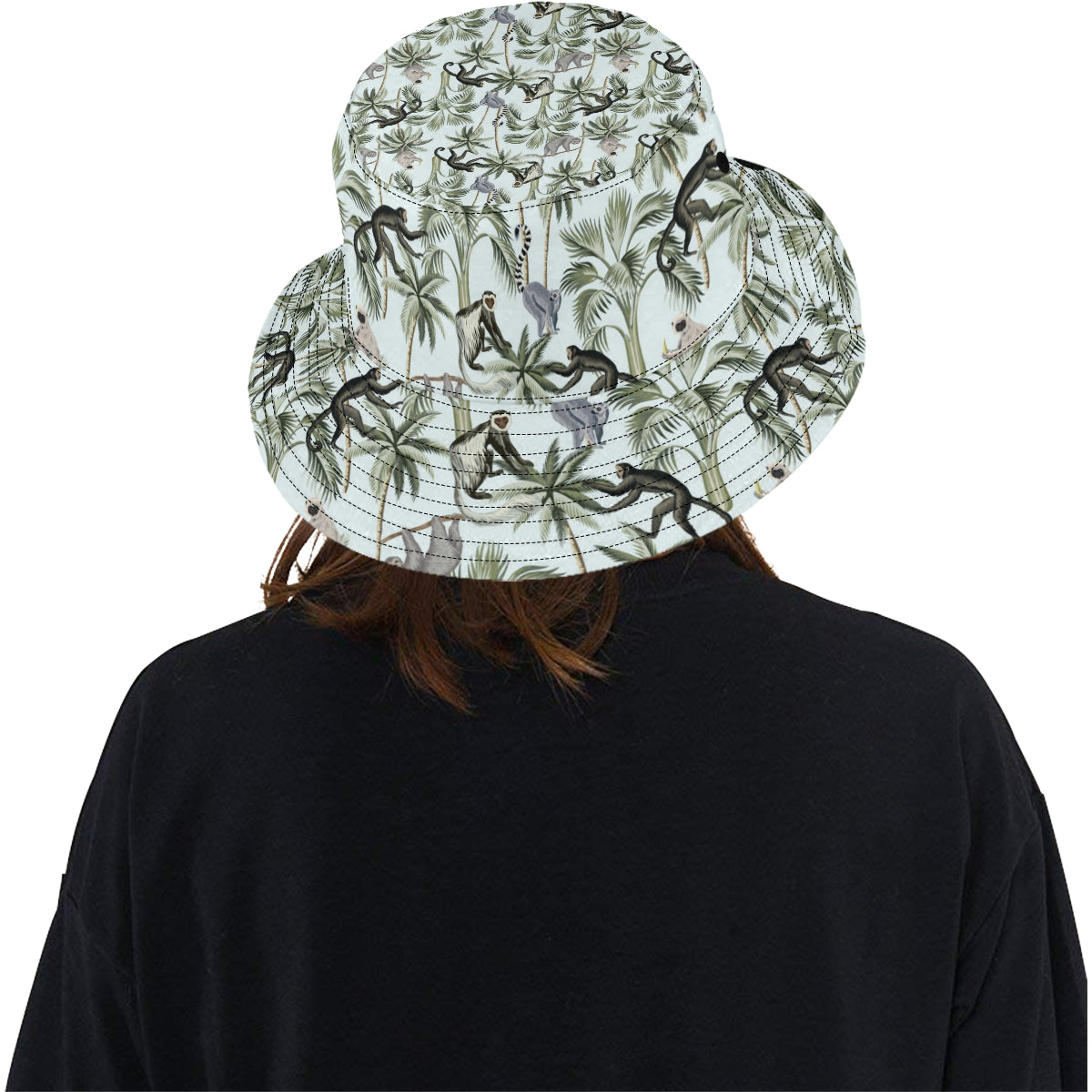 Rainforest Pattern Print Design RF04 Unisex Bucket Hat