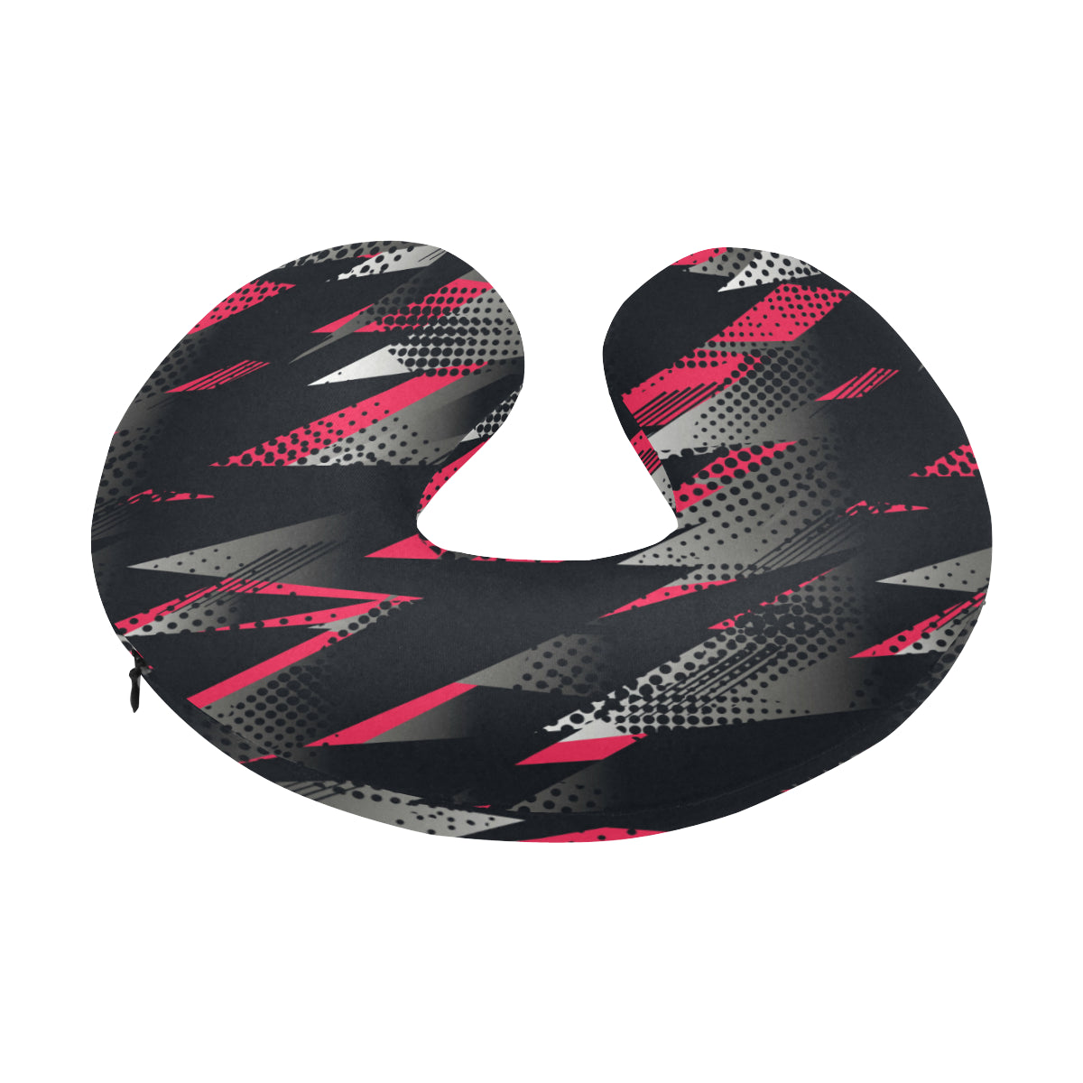 Racing Style Pattern Print Design A04 U-Shaped Travel Neck Pillow