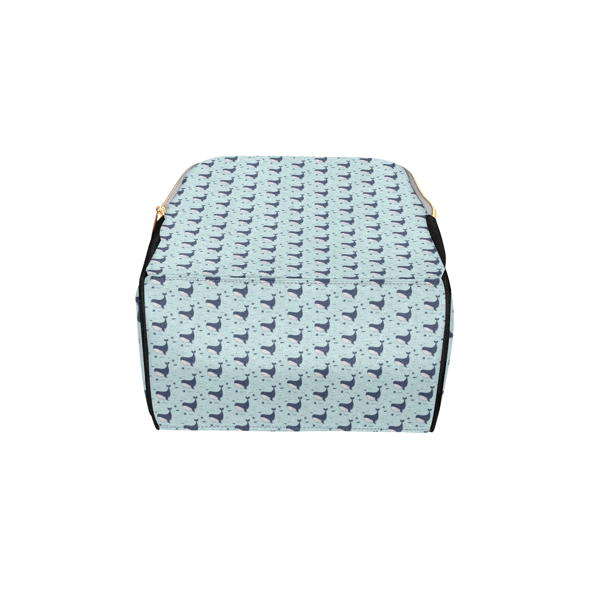 Whale Cute Design Themed Print Diaper Bag Backpack