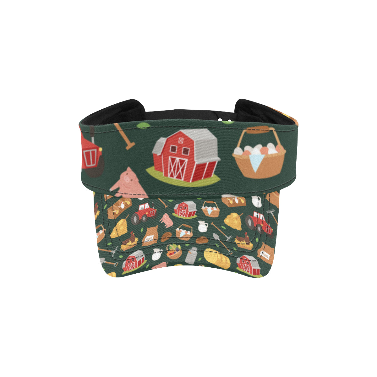 Agricultural Farm Print Design 02 Unisex Sun Visor