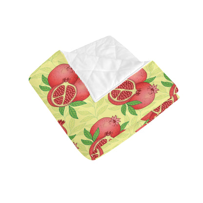 Pomegranate Pattern Print Design PG07 Premium Quilt