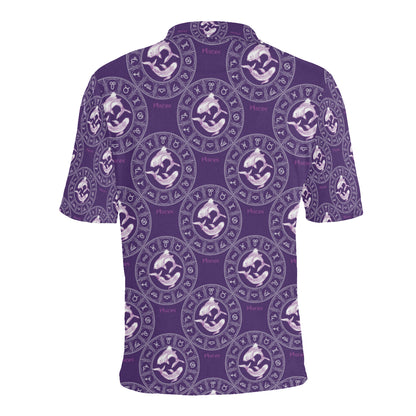 Pisces Pattern Print Design A02 Men Polo Shirt