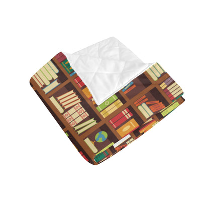 Book Pattern Print Design 06 Premium Quilt