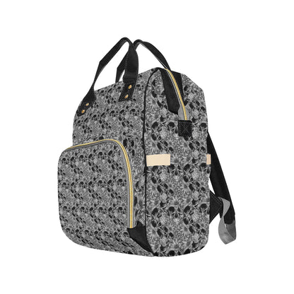 Skull Tattoo Design Print Diaper Bag Backpack