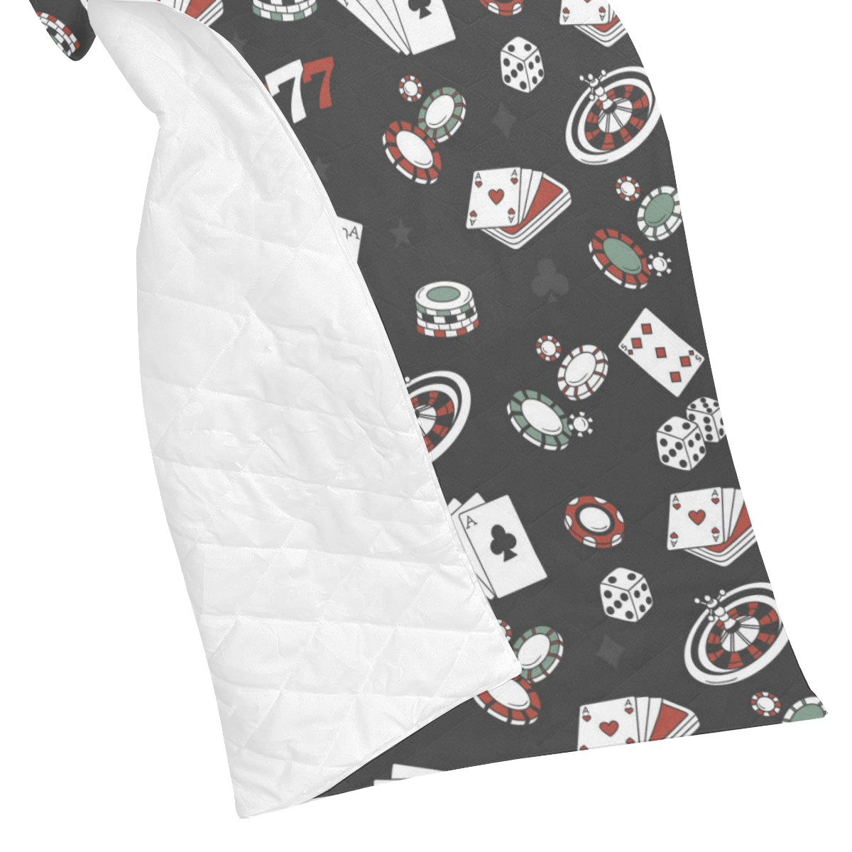 Casino Pattern Print Design 02 Premium Quilt