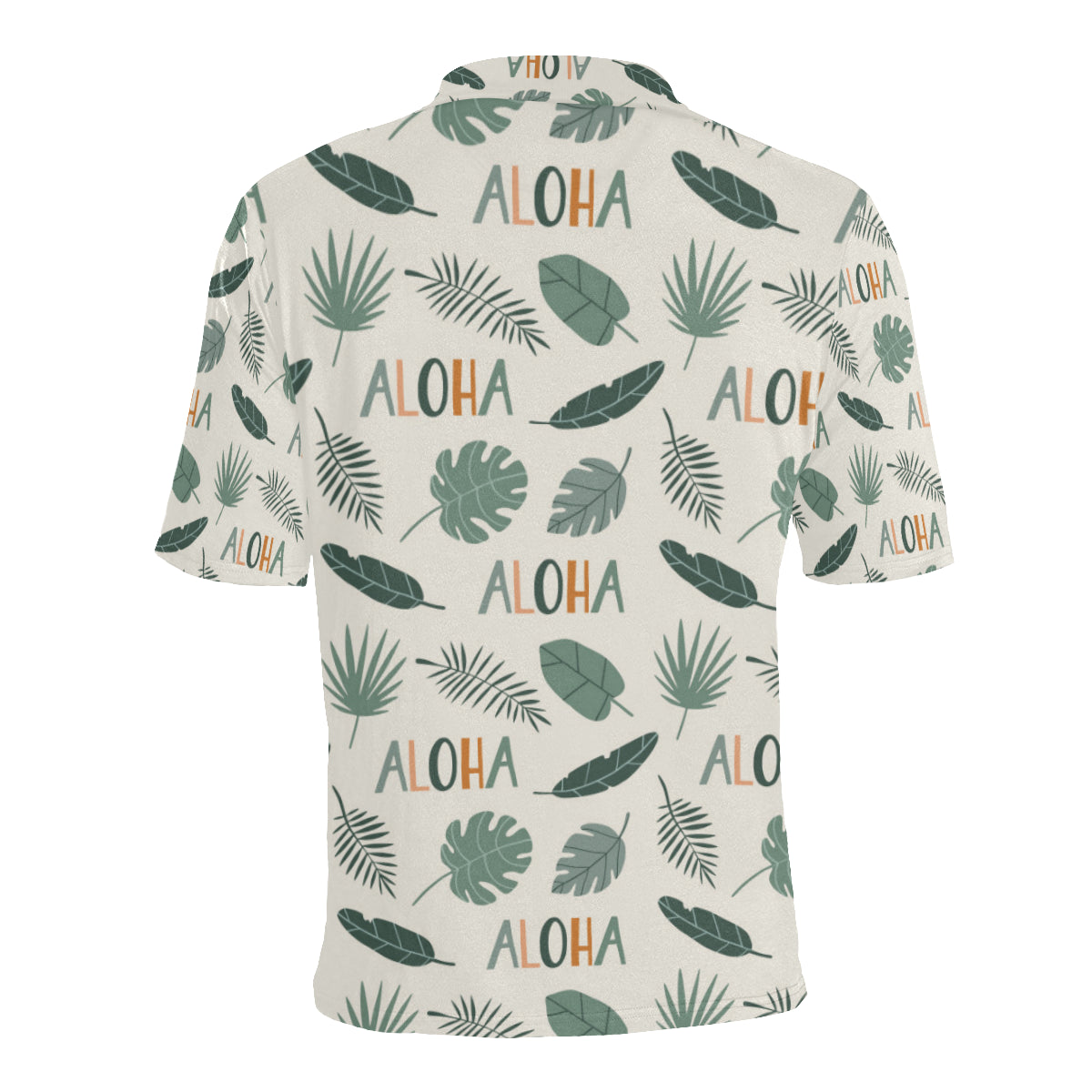 Aloha Hawaii Pattern Print Design 05 Men Polo Shirt