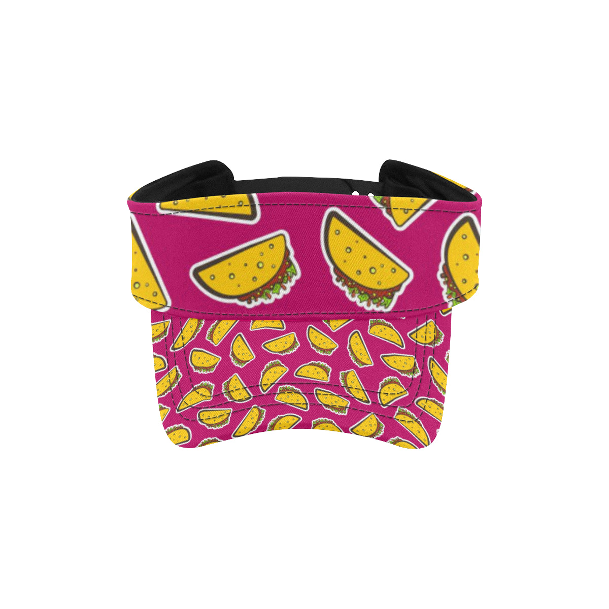 Taco Pattern Print Design TC01 Unisex Sun Visor