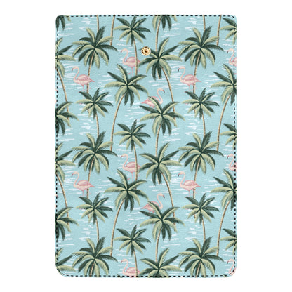 Palm Tree Pattern Print Design PT05 Women's Trifold Wallet