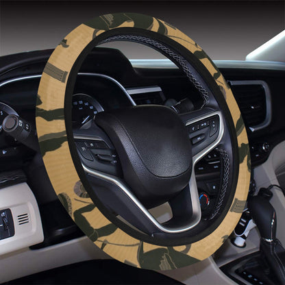 Ancient Greek Statue Print Design LKS304 Steering Wheel Cover with Elastic Edge