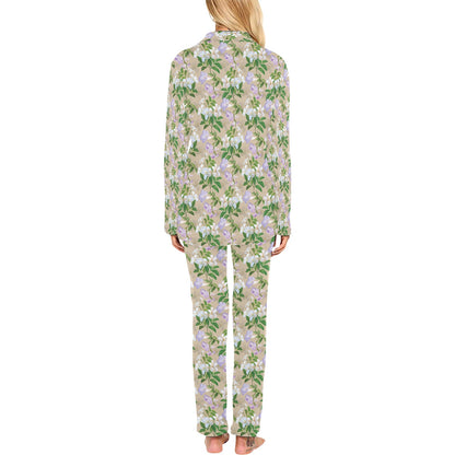 Sampaguita Print Design LKS302 Women's Long Pajama Set