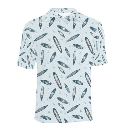 Surfboard Print Design LKS306 Men Polo Shirt
