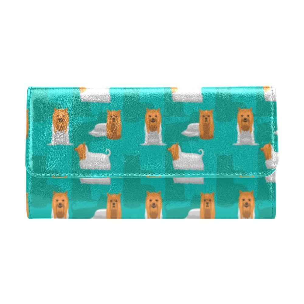 Silky Terriers Print Design LKS301 Women's Trifold Wallet
