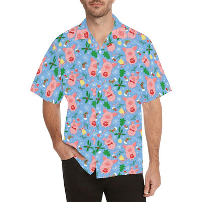 Pig Print Design LKS404 Men's Men's Hawaiian Shirt