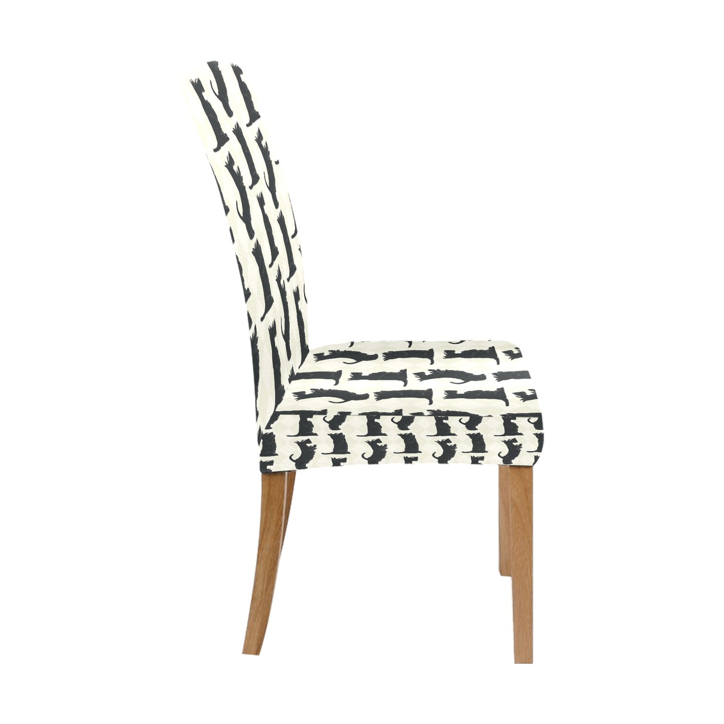 Scottish Terriers Print Design LKS309 Dining Chair Slipcover