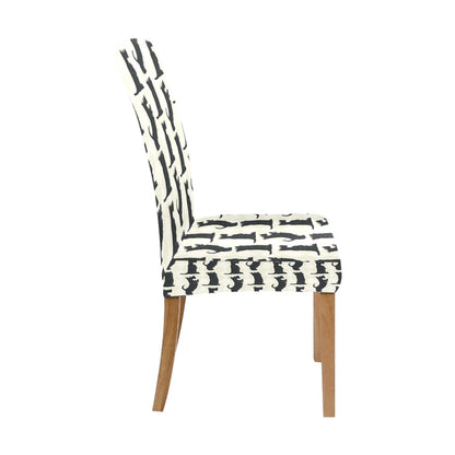 Scottish Terriers Print Design LKS309 Dining Chair Slipcover