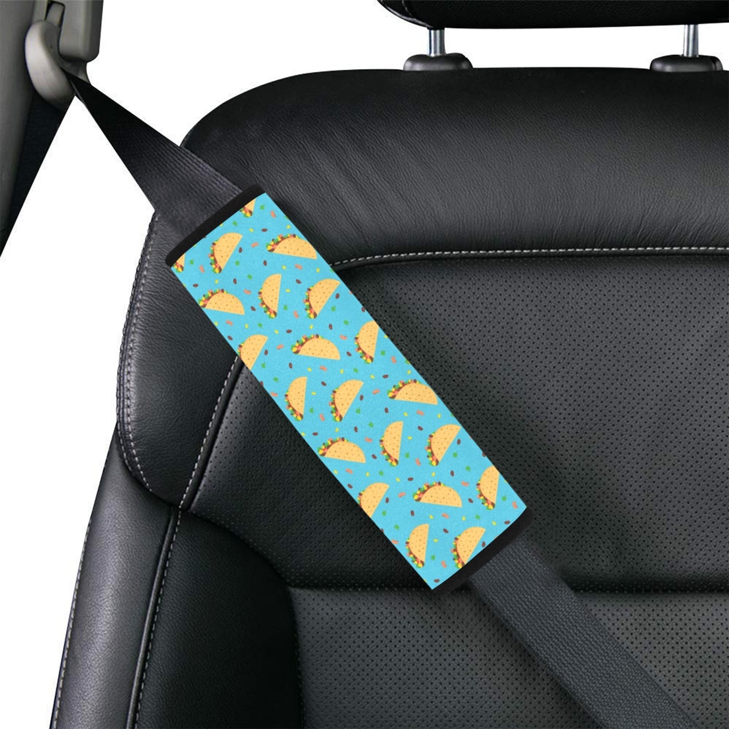Taco Print Design LKS303 Car Seat Belt Cover
