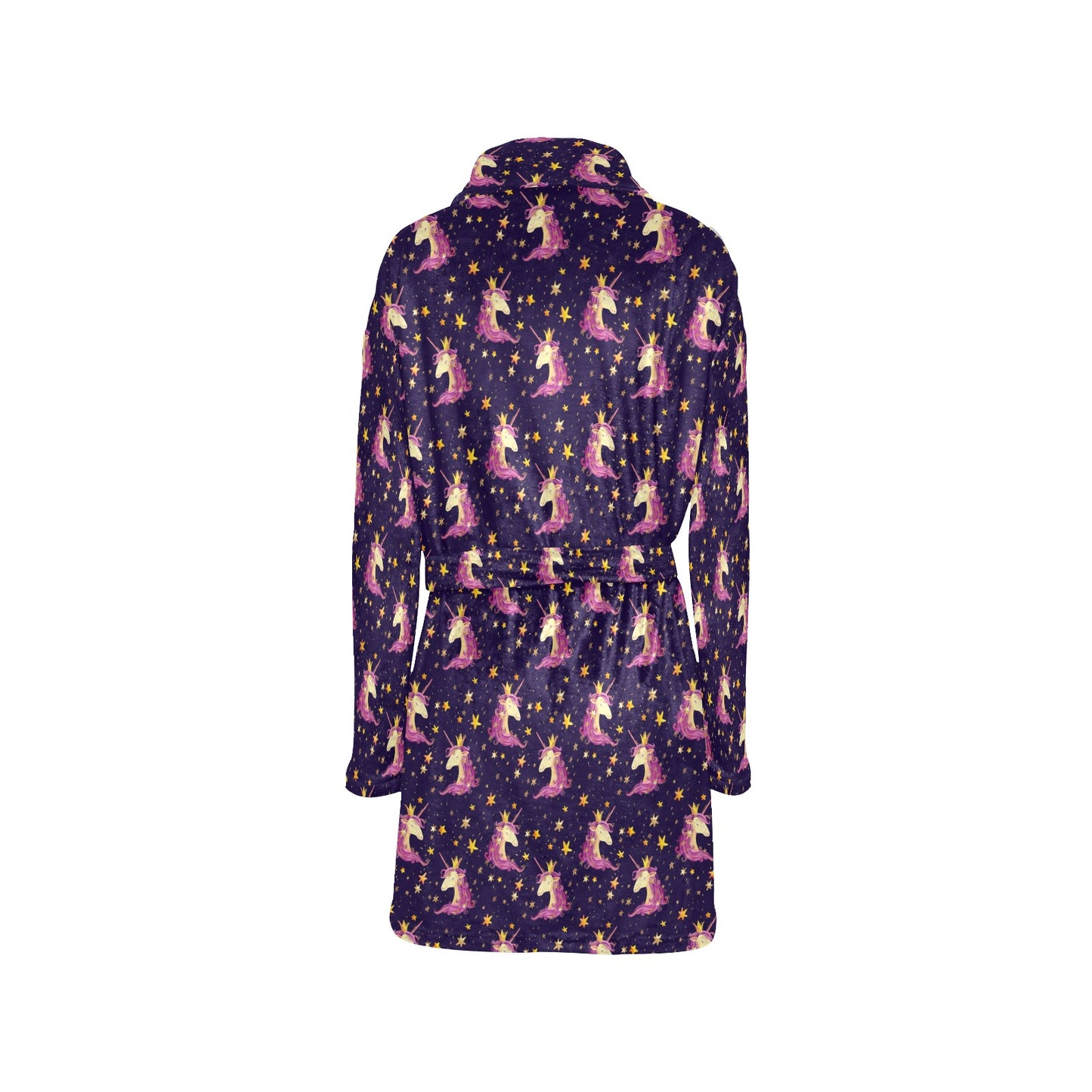 Unicorn Princess Star Sparkle Women's Fleece Robe
