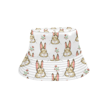 Rabbit Pattern Print Design RB09 Unisex Bucket Hat