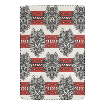 Native Indian Wolf Women's Trifold Wallet