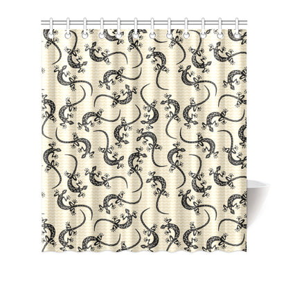 lizard Pattern Print Design 02 Shower Curtain