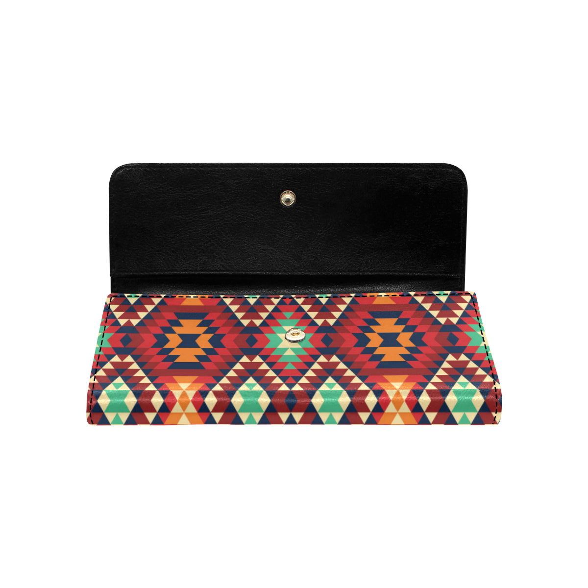 Native Pattern Print Design A07 Women's Trifold Wallet