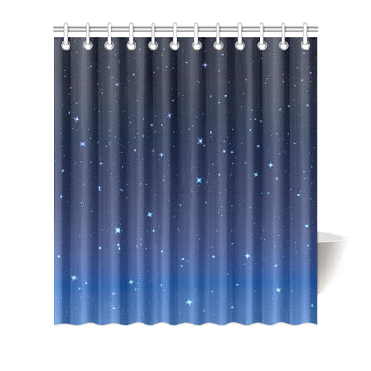 Night sky Pattern Print Design A01 Shower Curtain