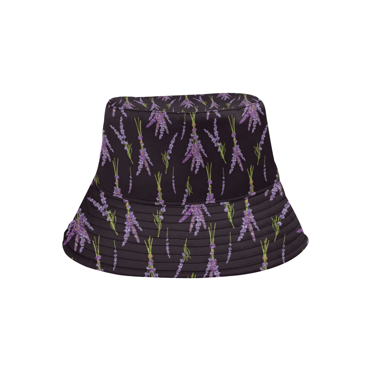 Lavender Pattern Print Design LV05 Unisex Bucket Hat