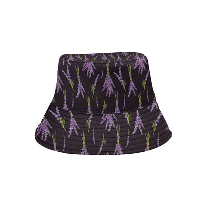 Lavender Pattern Print Design LV05 Unisex Bucket Hat