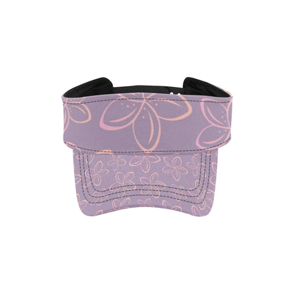 Plumeria Pattern Print Design A01 Unisex Sun Visor