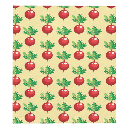 Radish Pattern Print Design A02 Premium Quilt