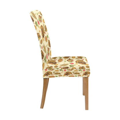 Thanksgiving Print Design LKS302 Dining Chair Slipcover