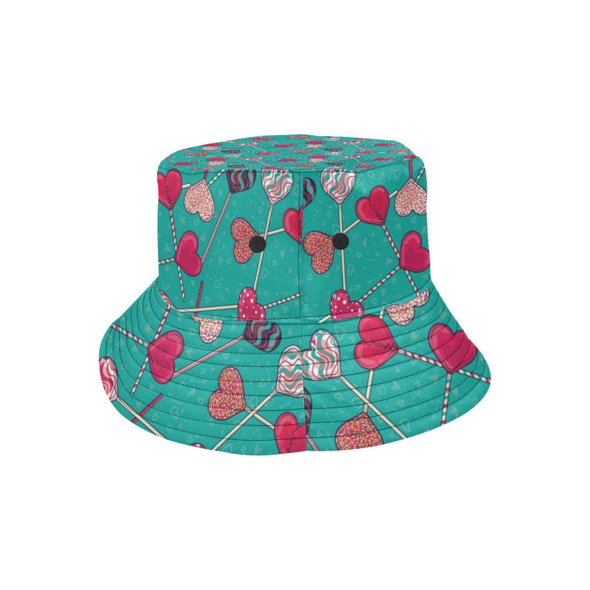 Lollipop Pattern Print Design LL01 Unisex Bucket Hat