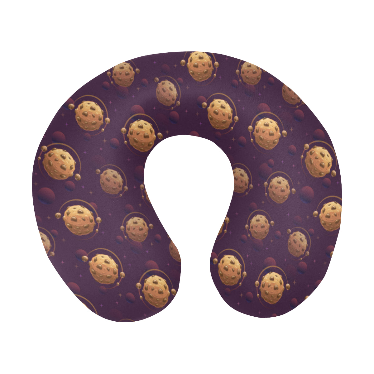 Cookie Pattern Print Design 03 U-Shaped Travel Neck Pillow
