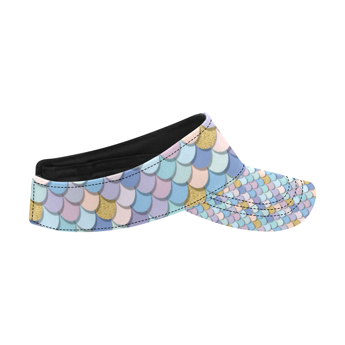 Mermaid Scales Pattern Print Design 05 Unisex Sun Visor