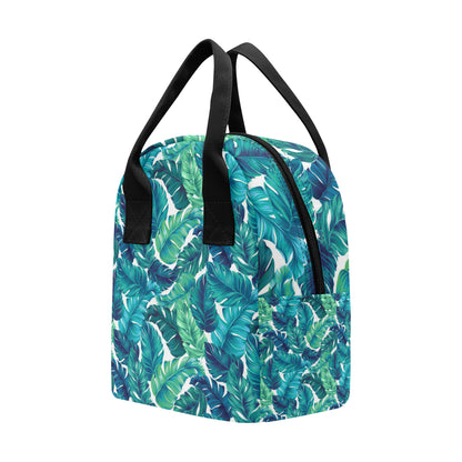 Brightness Tropical Palm Leaves Insulated Lunch Bag