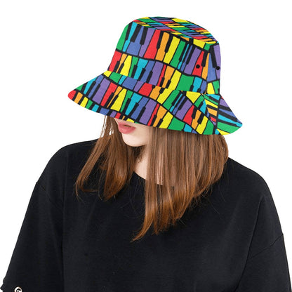 Piano Print Design LKS402 Unisex Bucket Hat