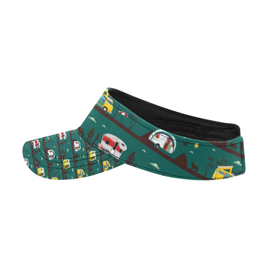 Camper Pattern Print Design 05 Unisex Sun Visor
