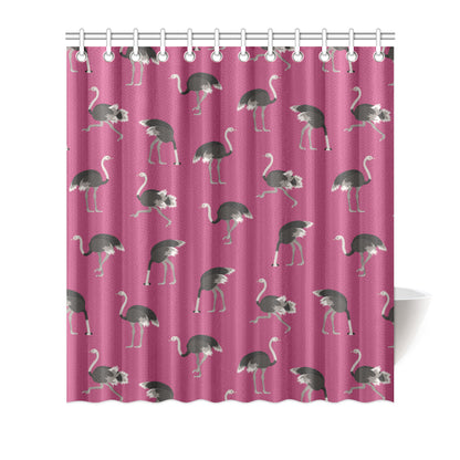 Emu Pattern Print Design 02 Shower Curtain