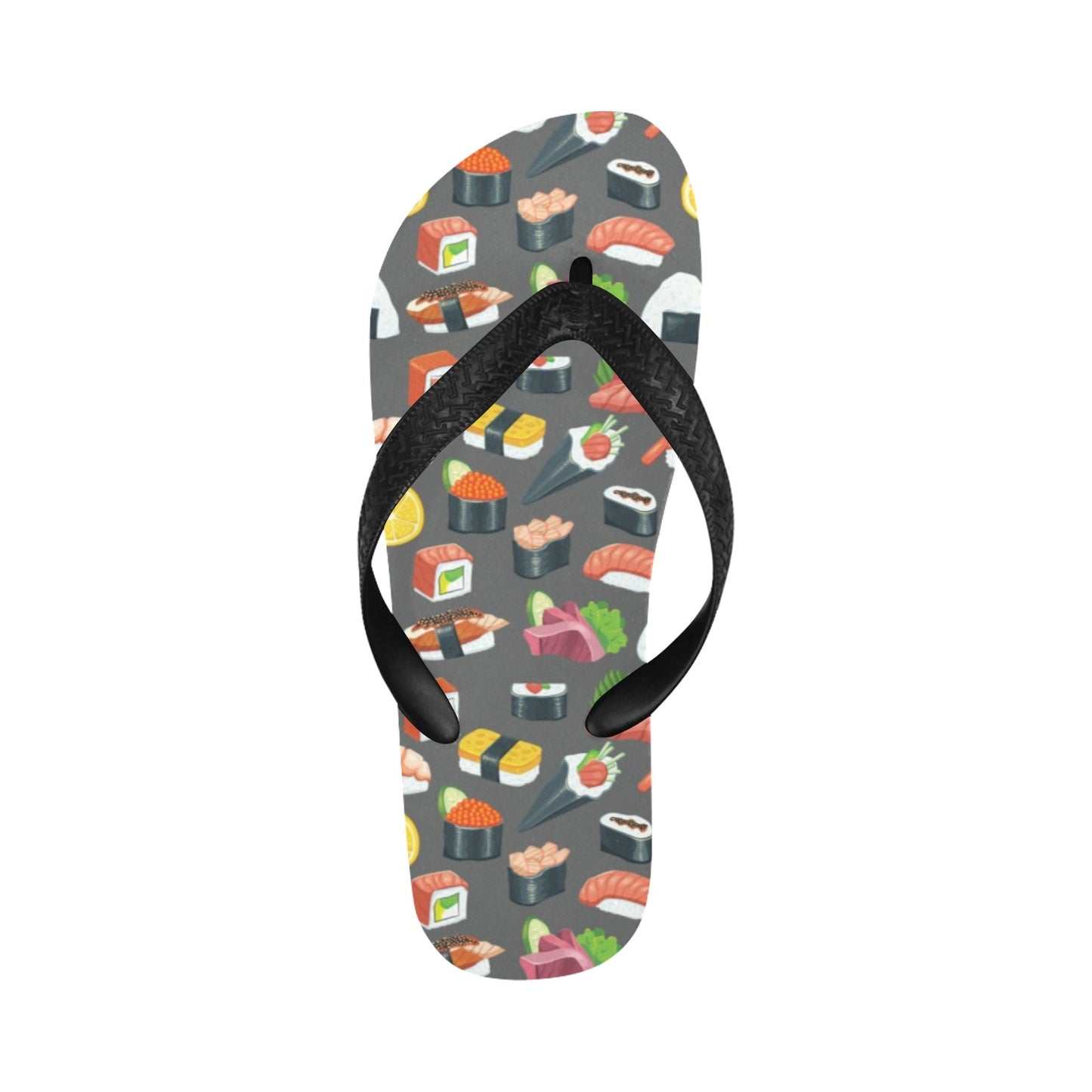 Sushi Print Design LKS302 Flip Flops