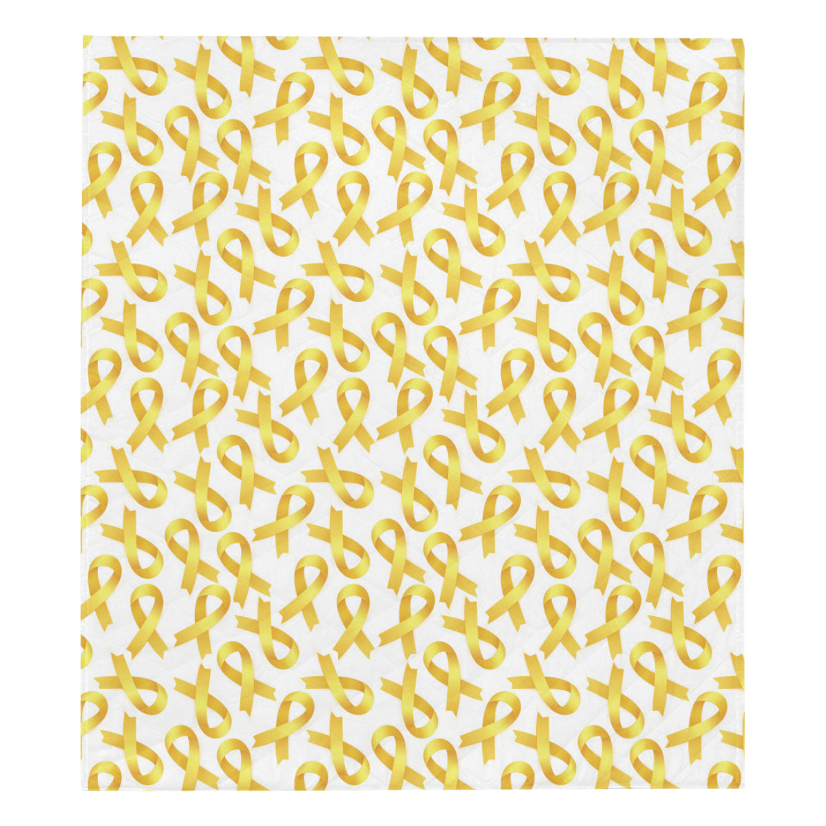 Childhood cancer Pattern Print Design 02 Premium Quilt