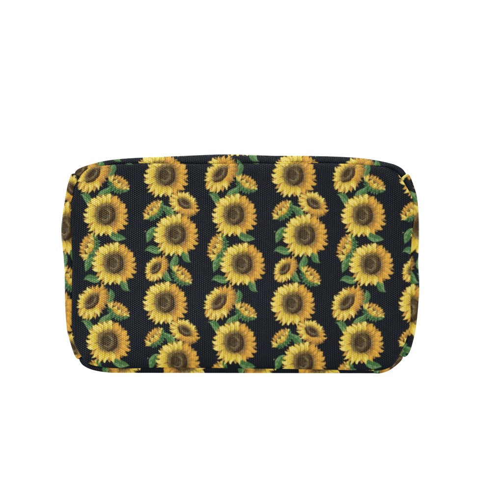Sunflower Print Design LKS306 Insulated Lunch Bag