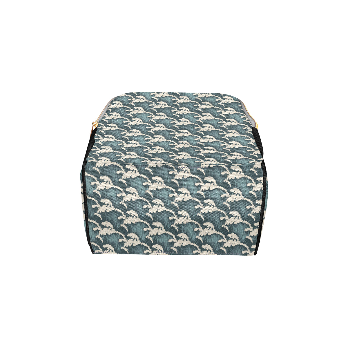 Wave Art Print Diaper Bag Backpack
